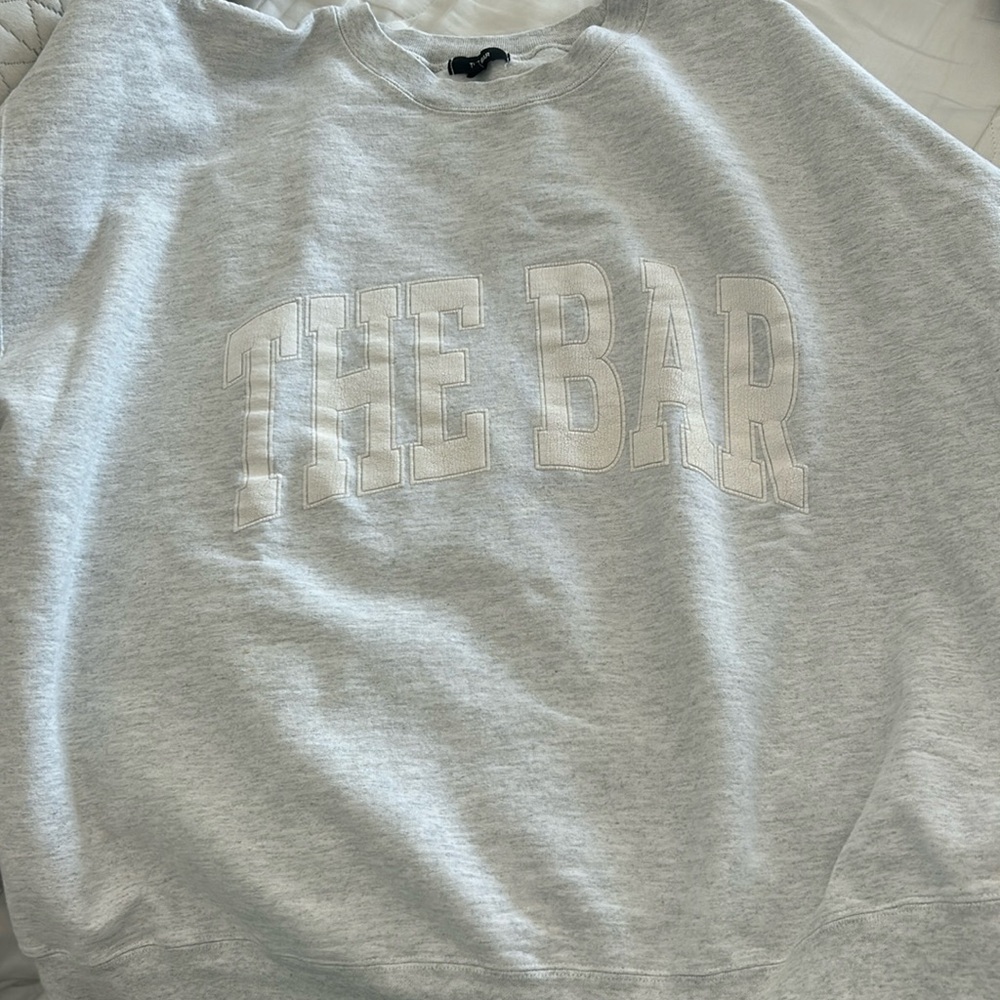 The Bar varsity sweatshirt